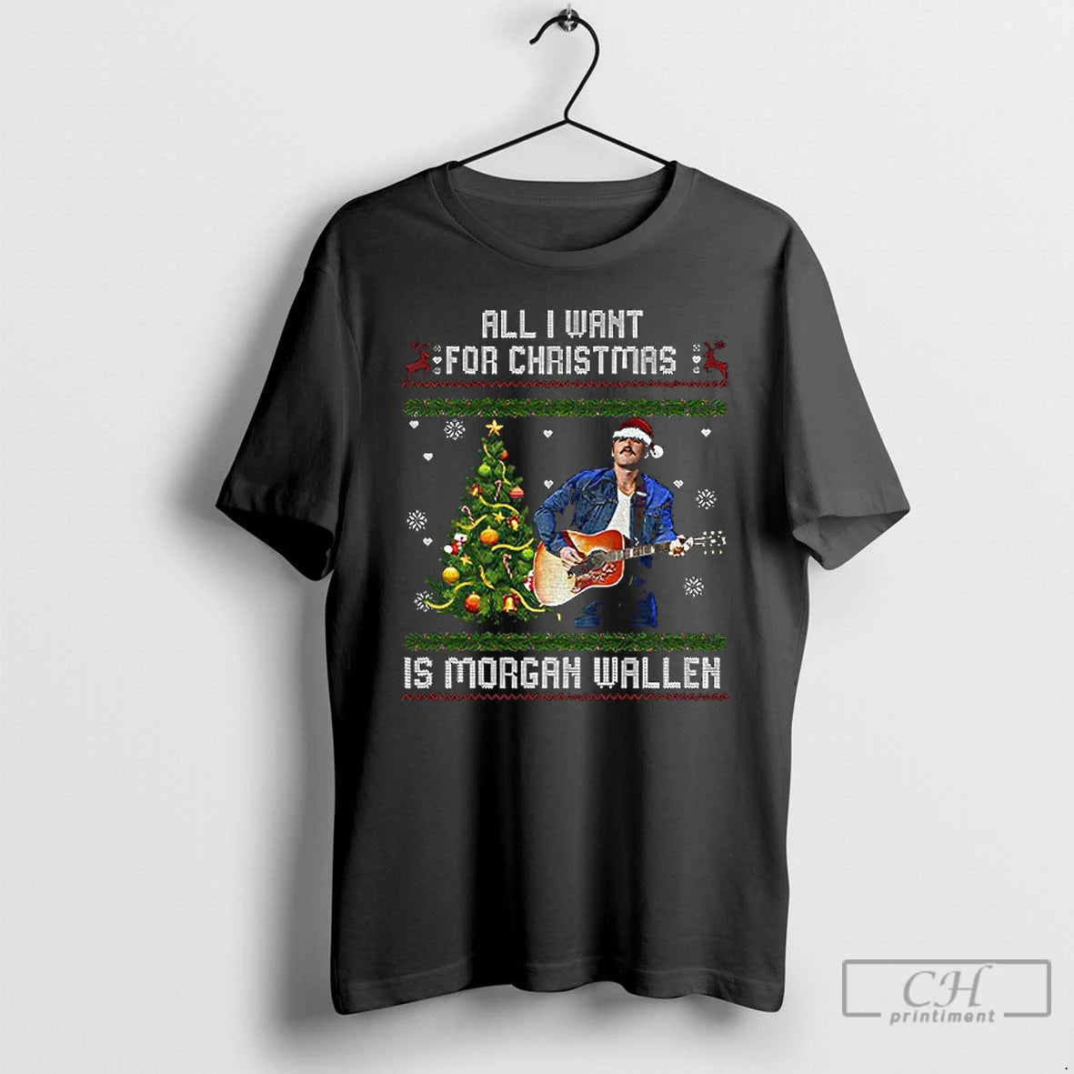 Classic Morgan Wallen All I Want For Christmas Is Morgan Wallen Merry Christmas T Shirts Hoodie, Sweatshirt | InkNestWear.com