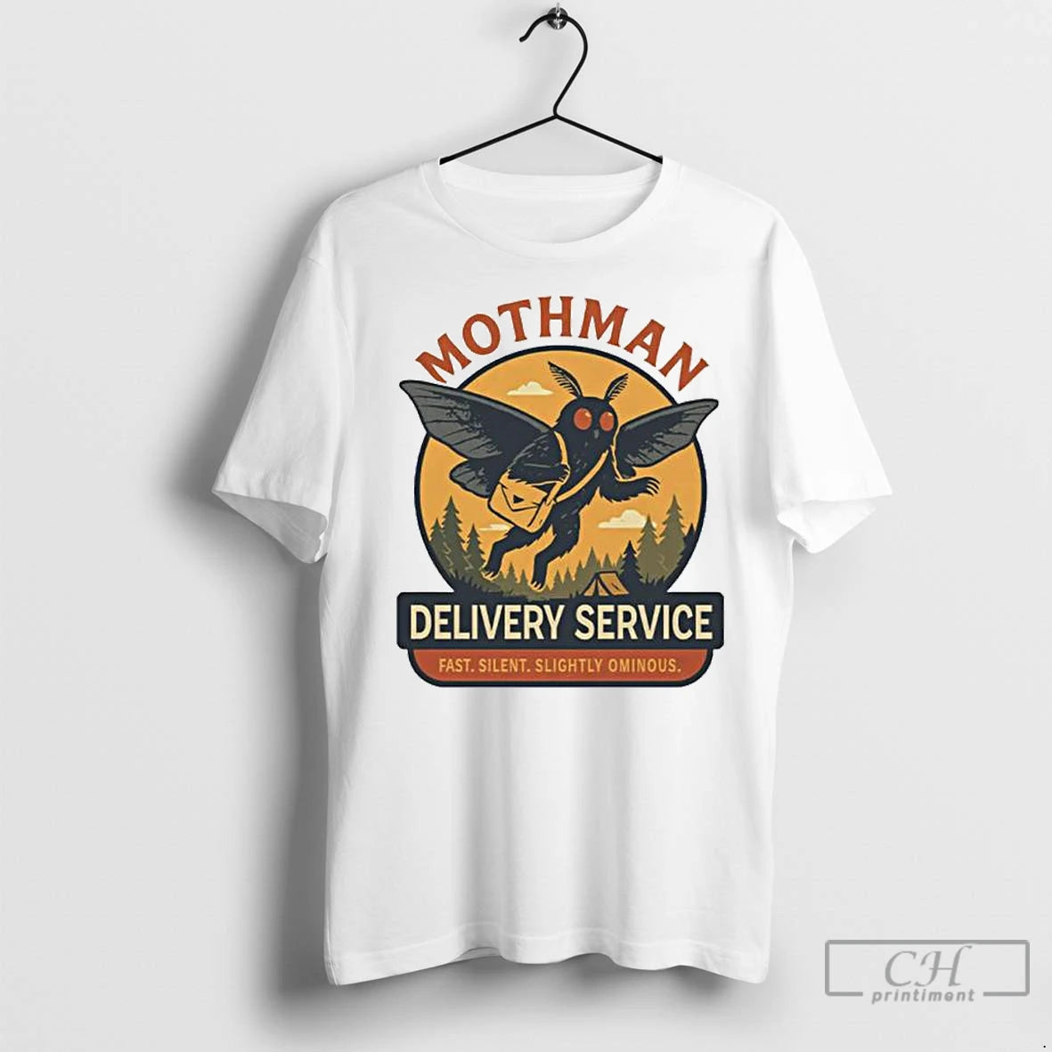 Classic Mothman Delivery Service Ornaments T-Shirts, Hoodie, Sweatshirt | InkNestWear.com