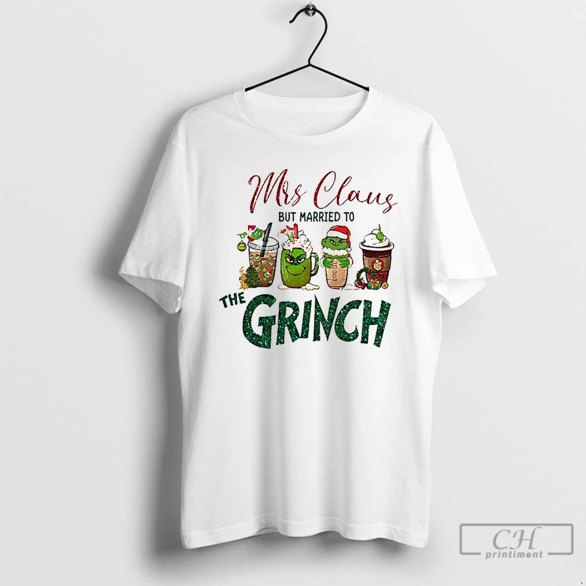 Classic Mrs Claus But Married To Grinch Christmas Gift T-Shirts, Hoodie, Sweatshirt | InkNestWear.com