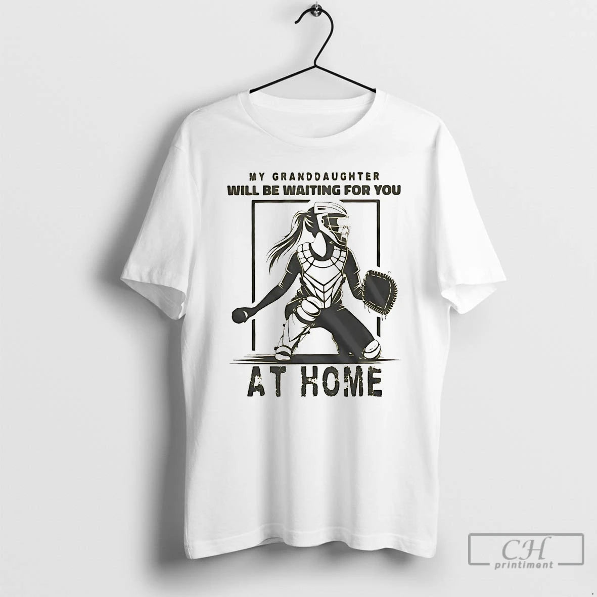 Classic My Granddaughter Will Be Waiting For You At Home T-Shirts, Hoodie, Sweatshirt | InkNestWear.com