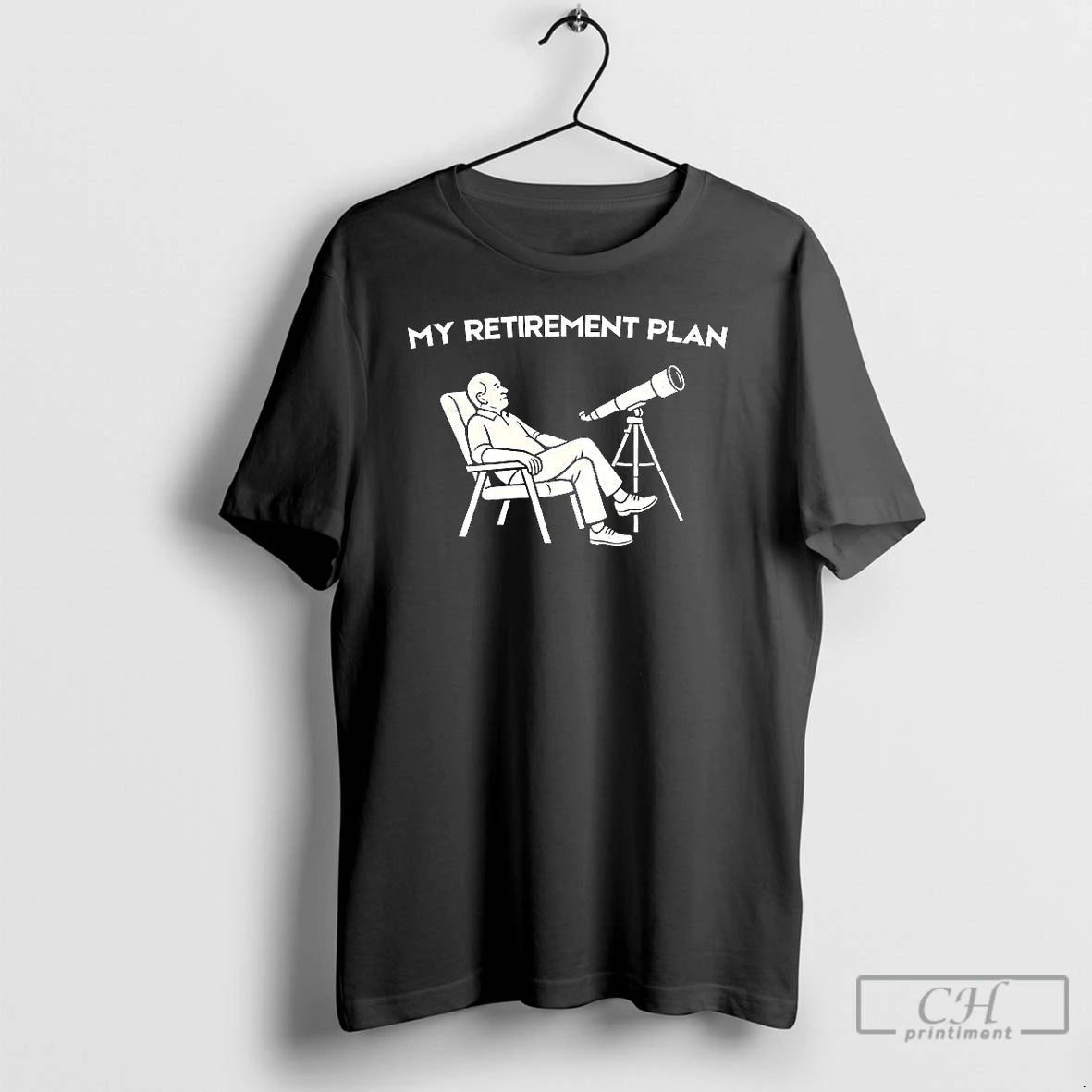 Classic My Retirement Plan Stargazing Telescope T-Shirts, Hoodie, Sweatshirt | InkNestWear.com