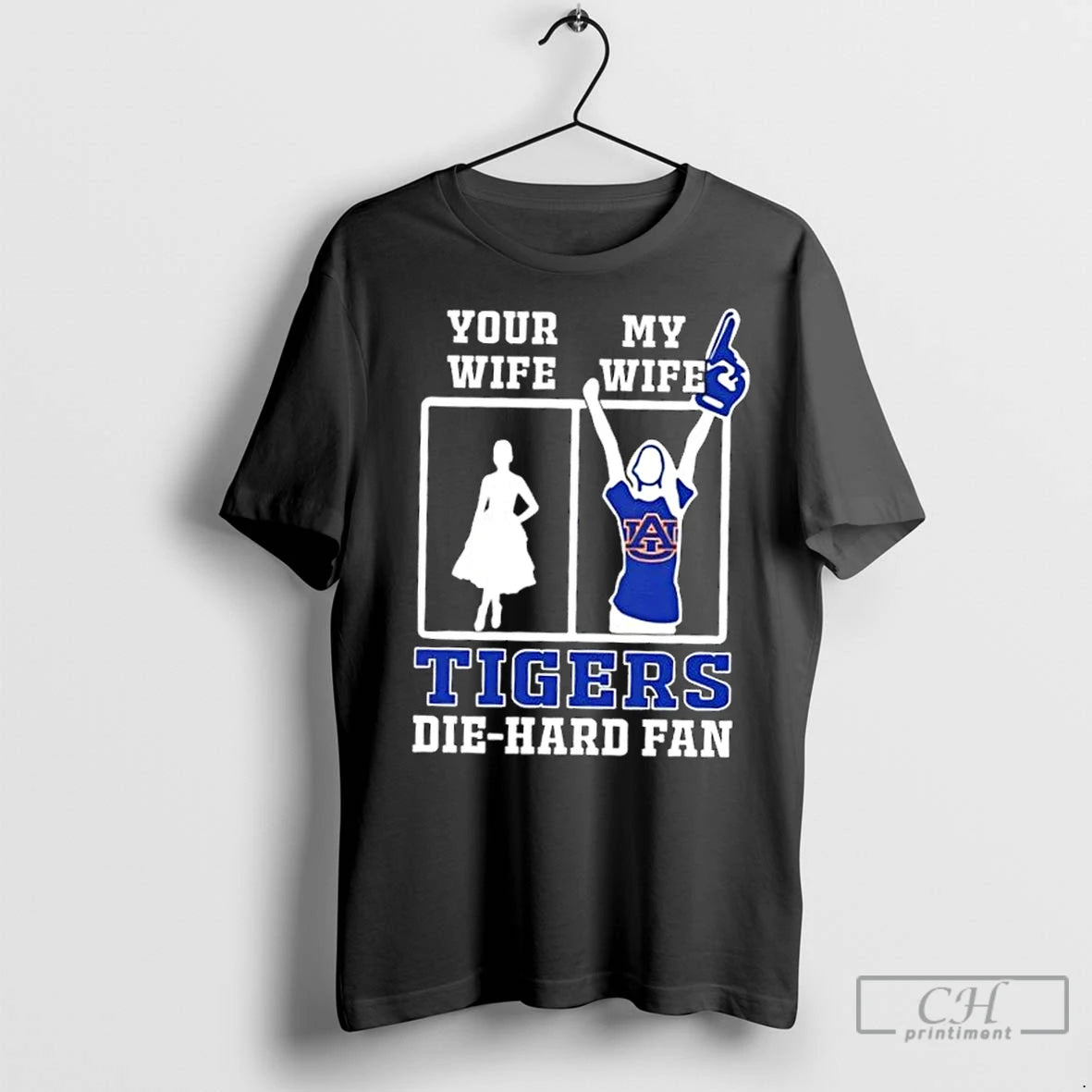 Classic My Wife Auburn Tigers Football Die Hard Fan T-Shirts, Hoodie, Sweatshirt | InkNestWear.com