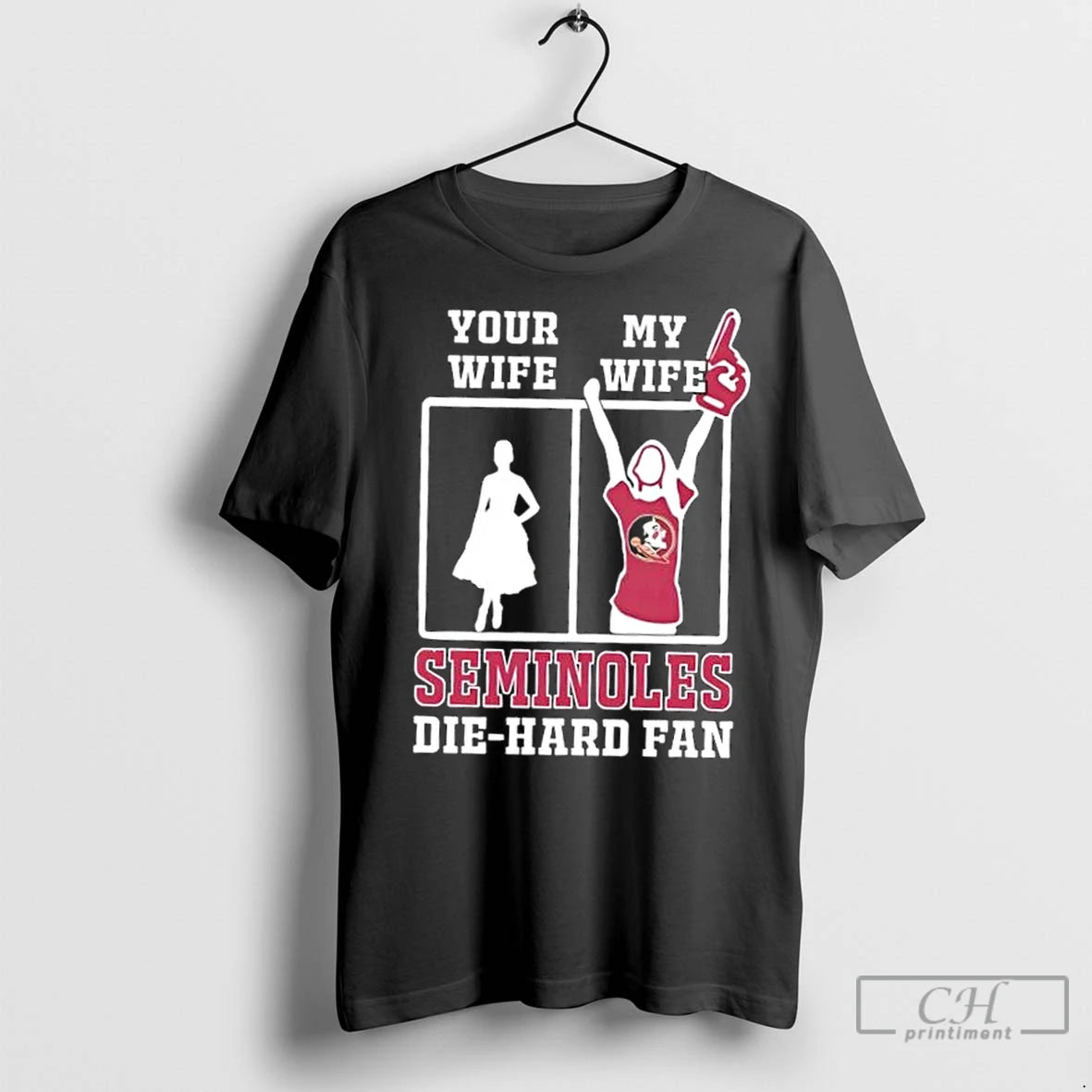 Classic My Wife Florida State Seminoles Football Die Hard Fan T-Shirts, Hoodie, Sweatshirt | InkNestWear.com