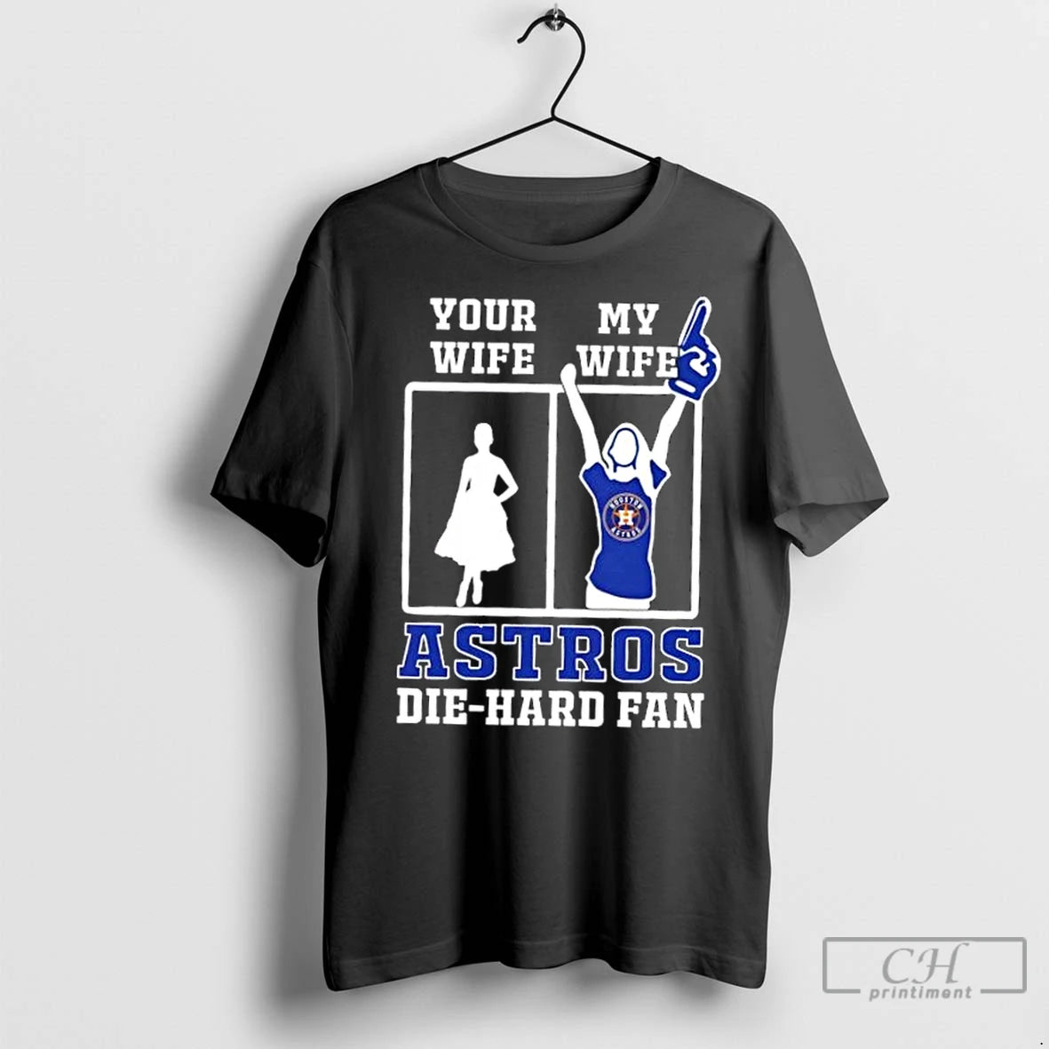 Classic My Wife Houston Astros Baseball Die Hard Fan T-Shirts, Hoodie, Sweatshirt | InkNestWear.com