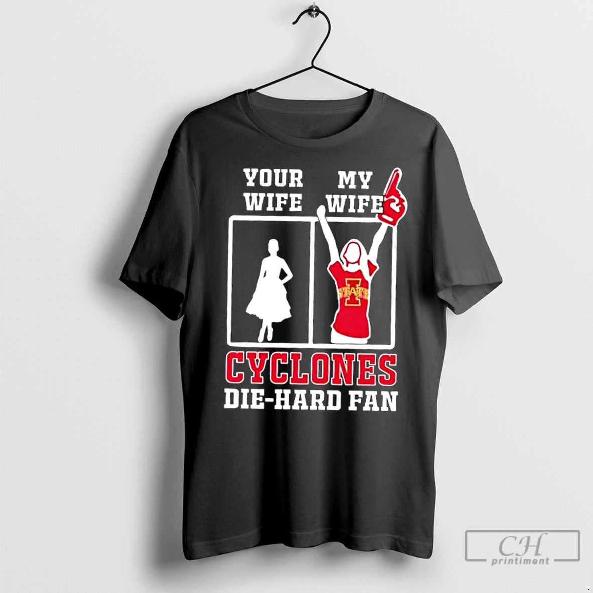 Classic My Wife Iowa State Cyclones Football Die Hard Fan T-Shirts, Hoodie, Sweatshirt | InkNestWear.com