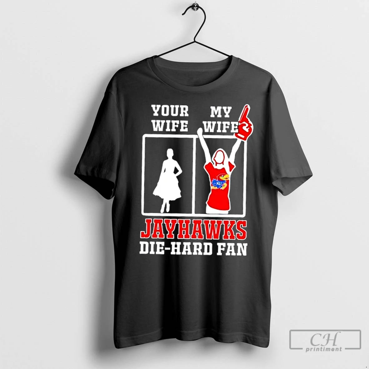 Classic My Wife Kansas Jayhawks Football Die Hard Fan T-Shirts, Hoodie, Sweatshirt | InkNestWear.com