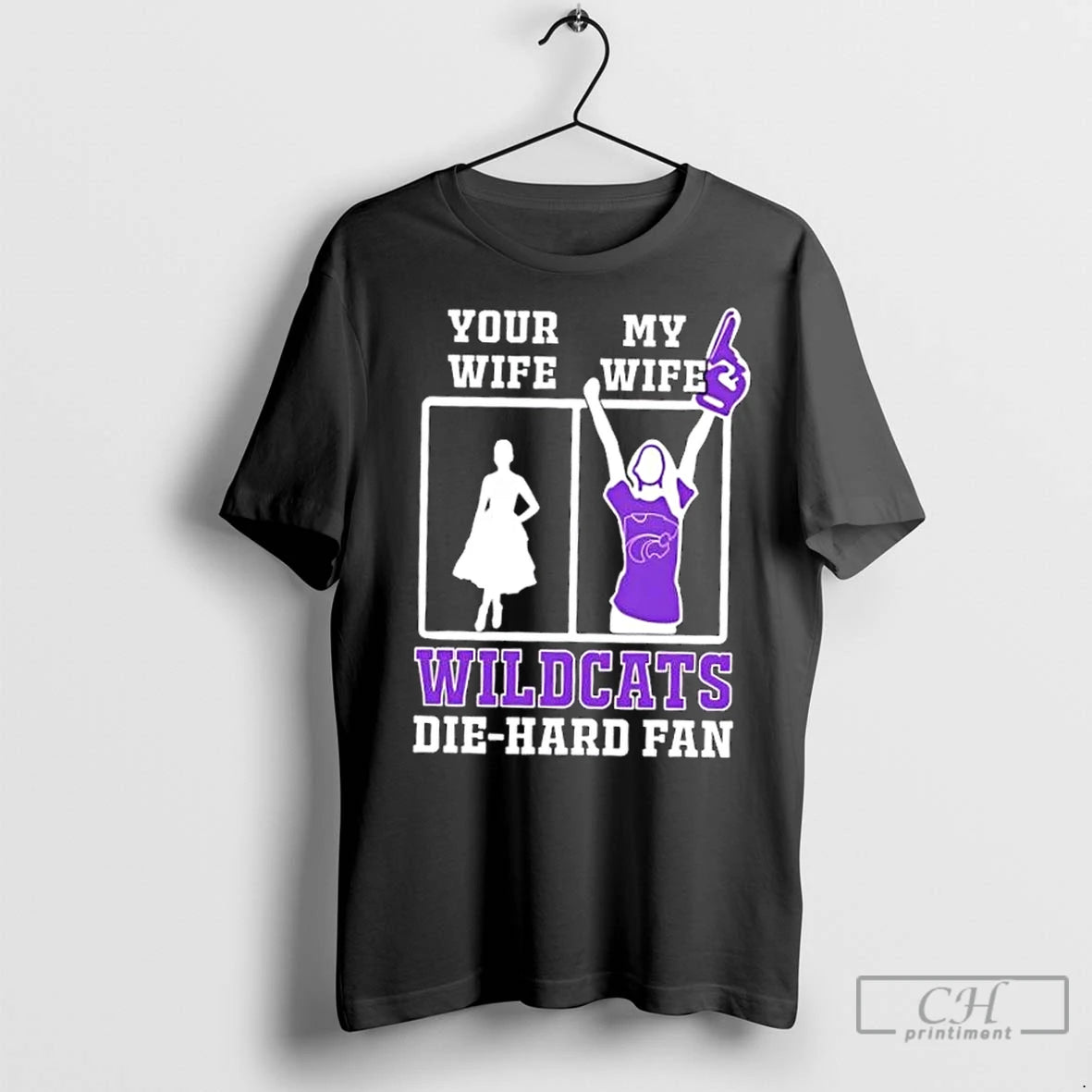 Classic My Wife Kansas State Wildcats Football Die Hard Fan T-Shirts, Hoodie, Sweatshirt | InkNestWear.com