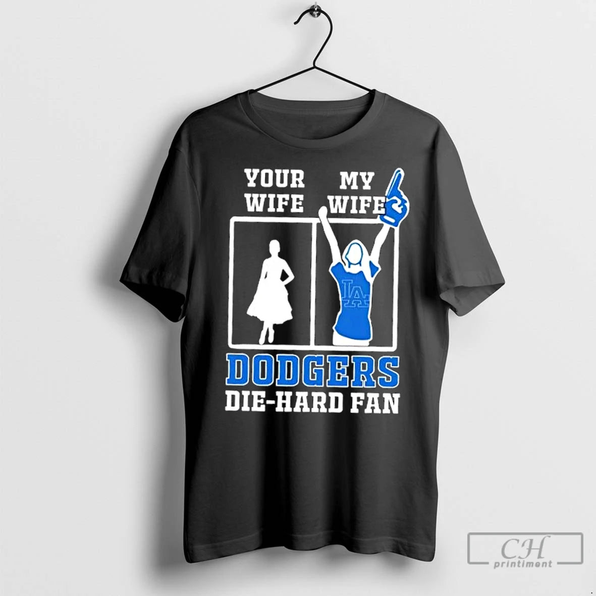 Classic My Wife Los Angeles Dodgers Baseball Die Hard Fan T-Shirts, Hoodie, Sweatshirt | InkNestWear.com