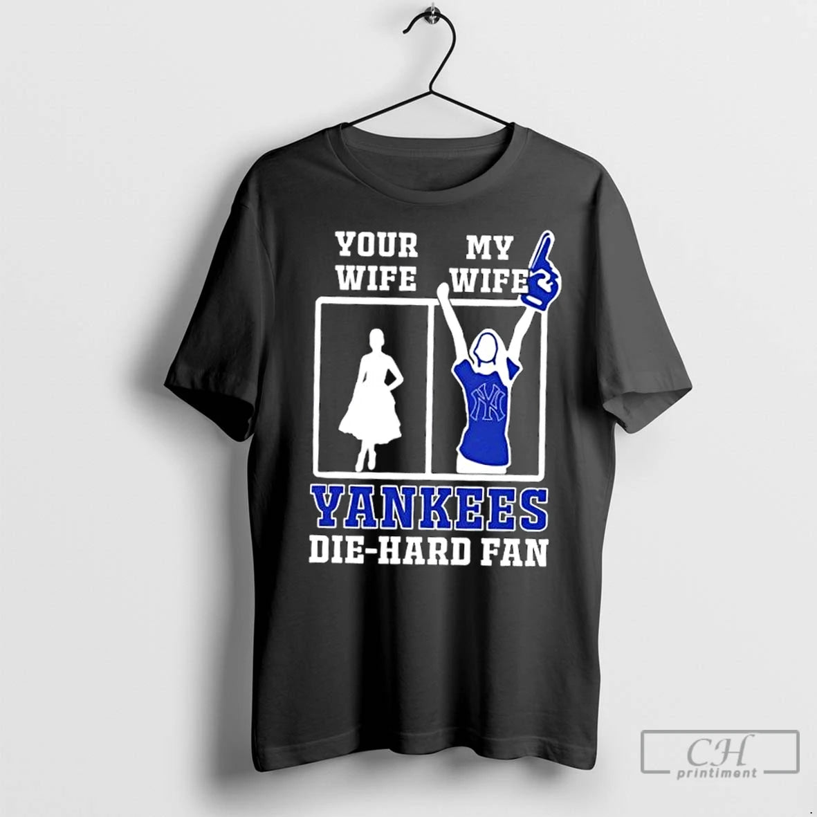 Classic My Wife New York Yankees Baseball Die Hard Fan T-Shirts, Hoodie, Sweatshirt | InkNestWear.com