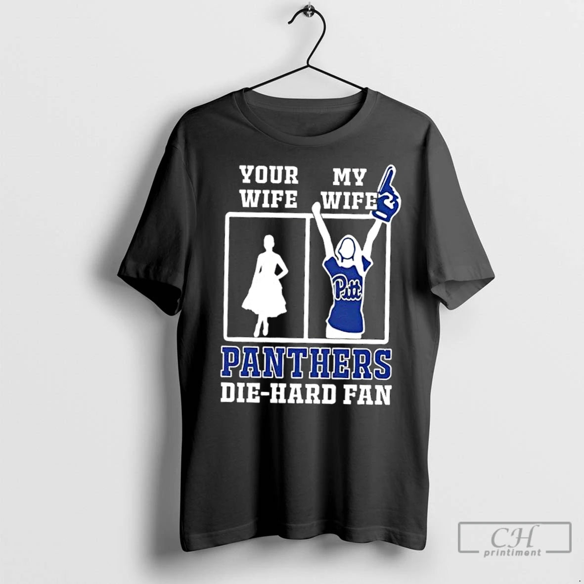 Classic My Wife Pittsburgh Panthers Football Die Hard Fan T-Shirts, Hoodie, Sweatshirt | InkNestWear.com