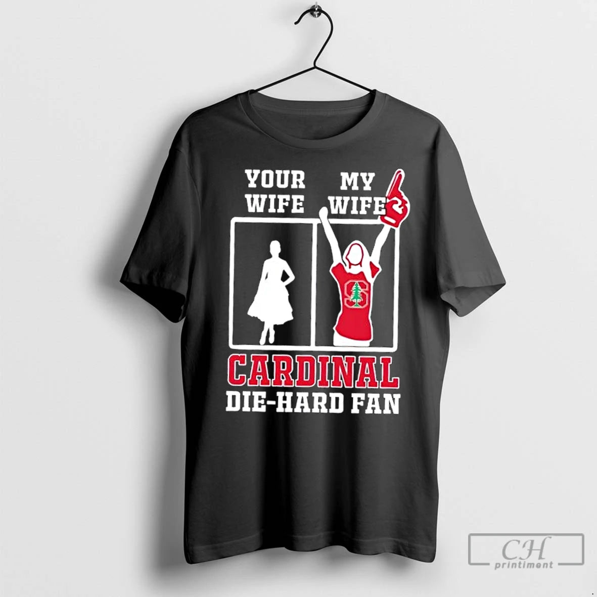 Classic My Wife Stanford Cardinal Football Die Hard Fan T-Shirts, Hoodie, Sweatshirt | InkNestWear.com