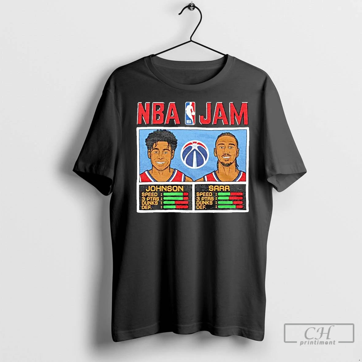 Classic Nba Jam Cameron Johnson And Alex Sarr Washington Wizards Superstars Ornaments T-Shirts, Hoodie, Sweatshirt