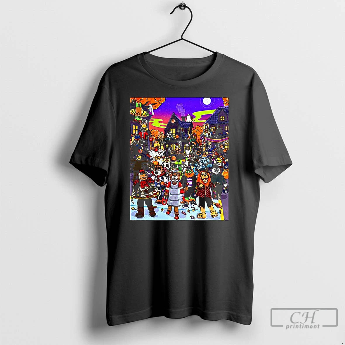 Classic Nhl Mascot Happy Halloween Cartoon 2025 T-Shirts, Hoodie, Sweatshirt | InkNestWear.com