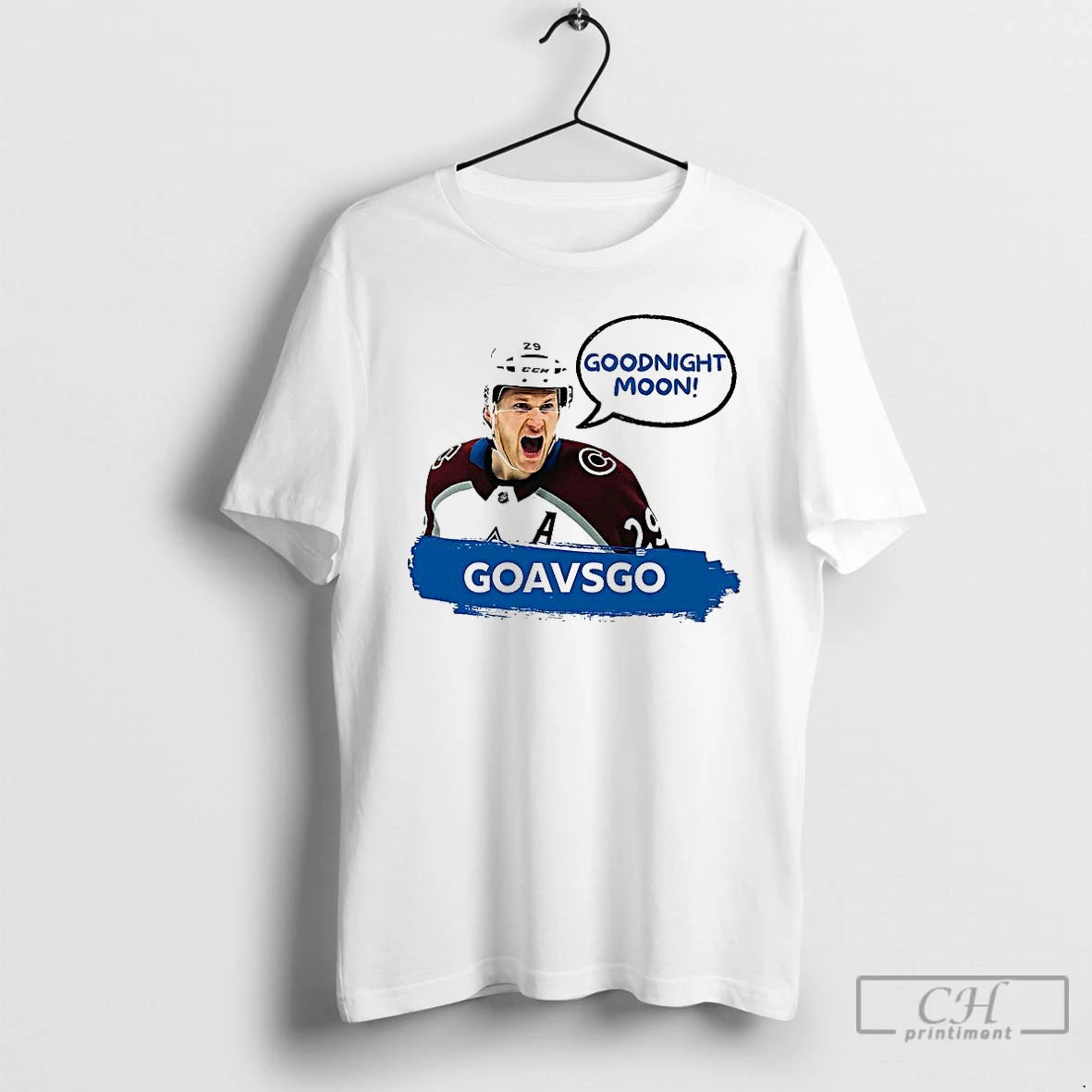 Classic Nathan Mackinnon Goavsgo Goodnight Moon T Shirts Hoodie, Sweatshirt | InkNestWear.com