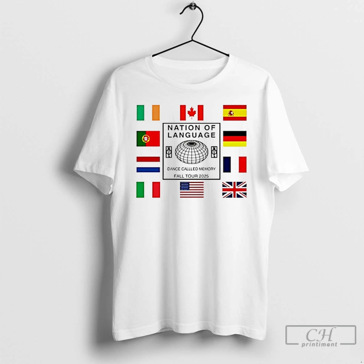 Classic Nation Of Language 2025 World Tour Exclusive Flag T Shirts Hoodie, Sweatshirt | InkNestWear.com