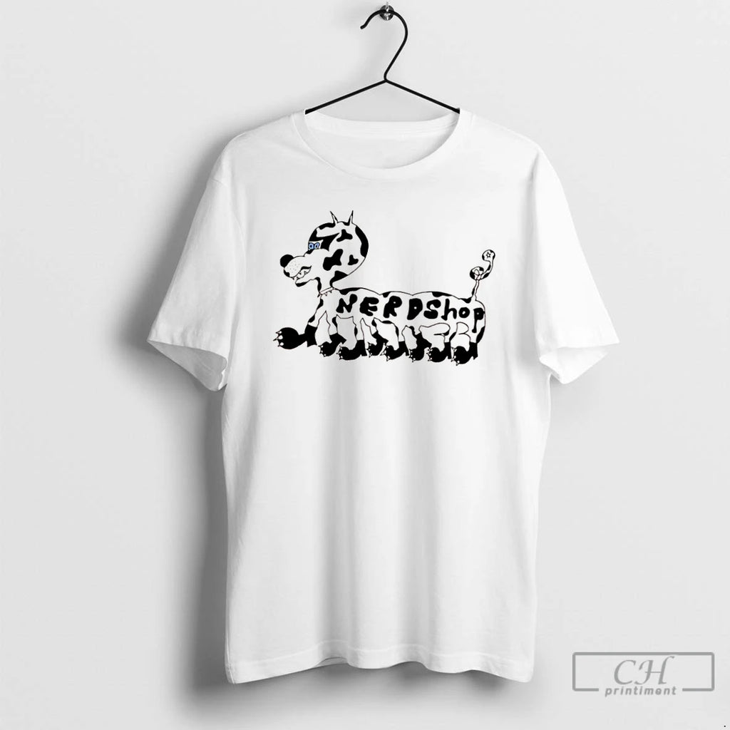 Classic Nerd Shop Dog Cow Graphic T Shirts Hoodie, Sweatshirt | InkNestWear.com