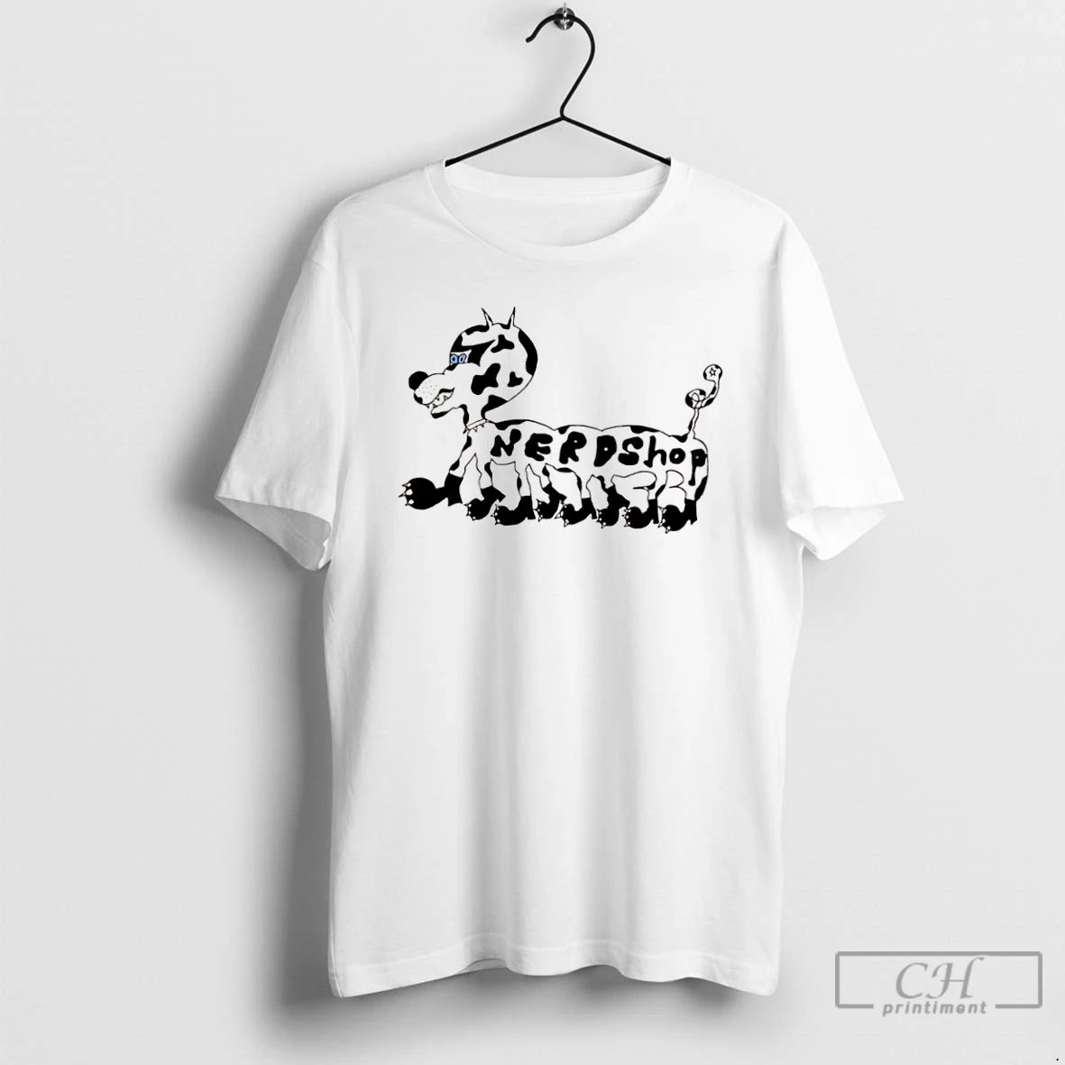 Classic Nerd Shop Dog Cow Graphic T Shirts Hoodie, Sweatshirt | InkNestWear.com