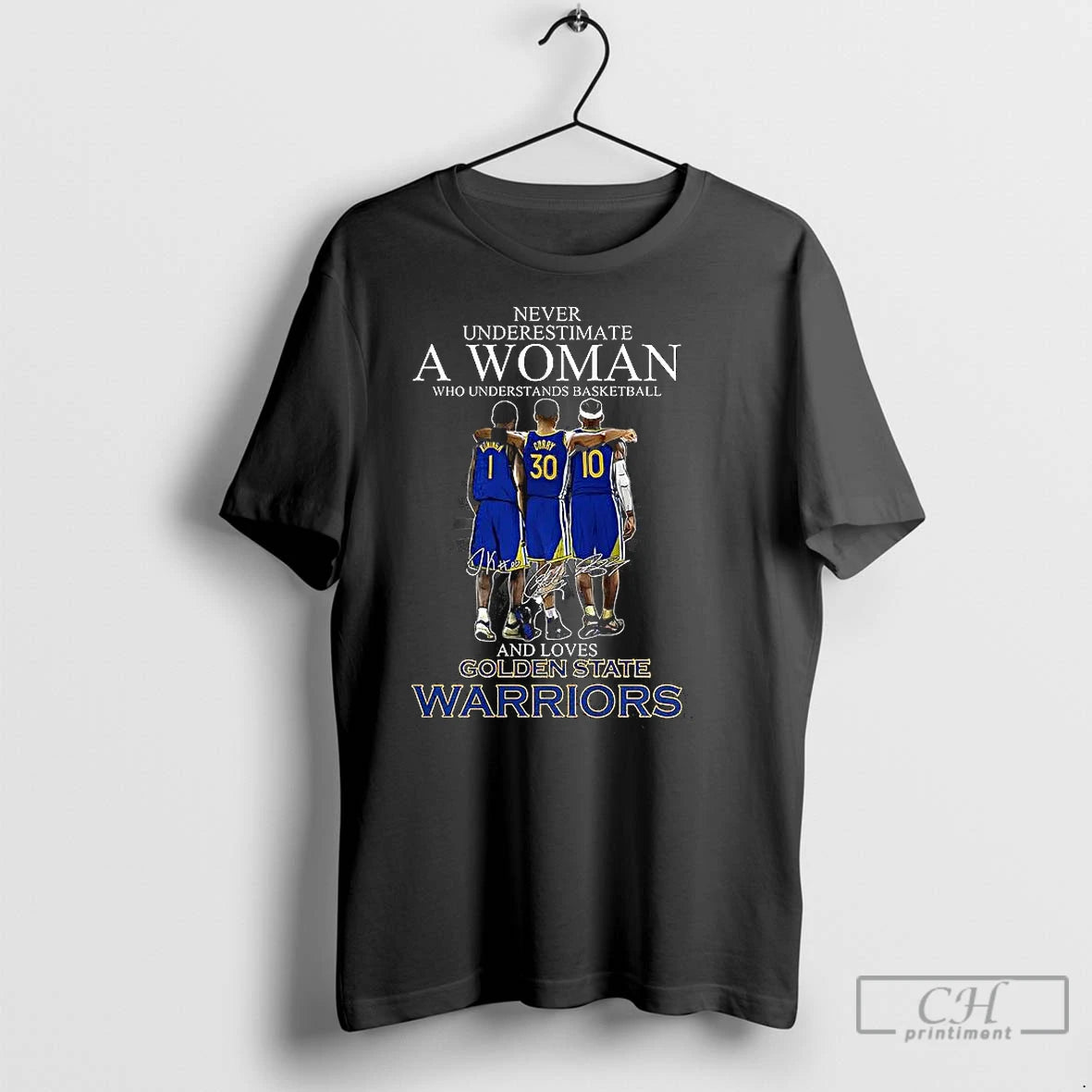 Classic Never Underestimate A Woman Who Loves Golden State Warriors Signature T-Shirts, Hoodie, Sweatshirt | InkNestWear.com
