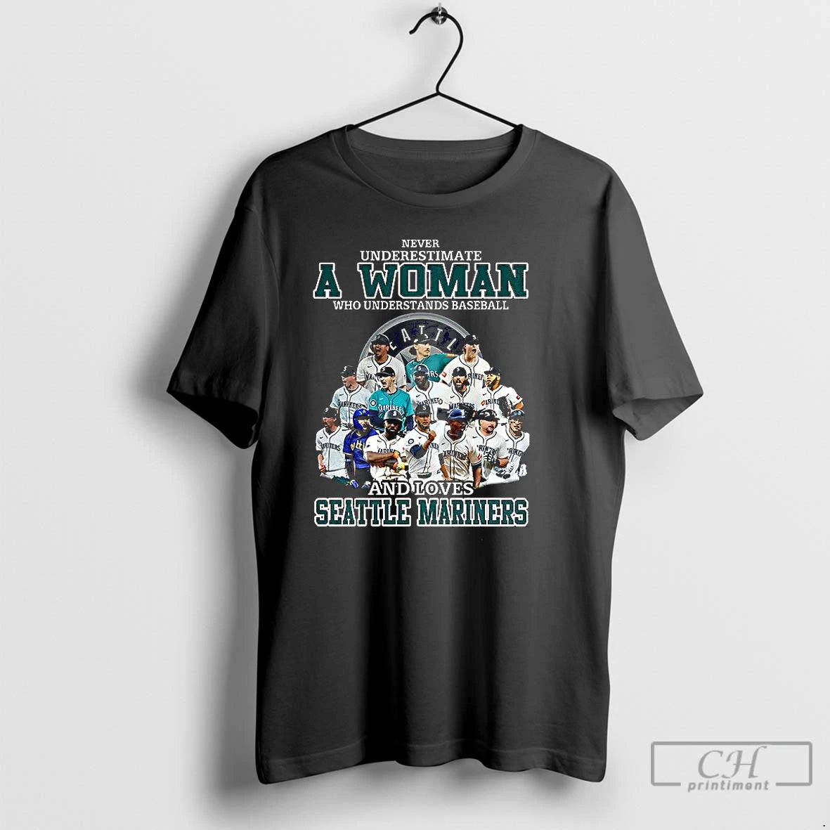 Classic Never Underestimate A Woman Who Understands Baseball And Loves Seattle Mariners 2025 T Shirts