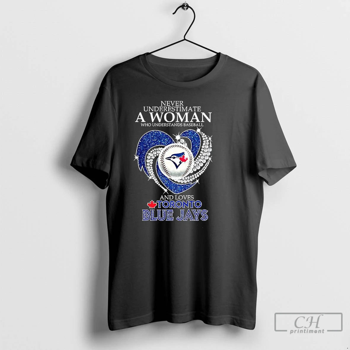 Classic Never Underestimate A Woman Who Understands Baseball And Loves Toronto Blue Jays Baseball Lover T-Shirts, Hoodie,...