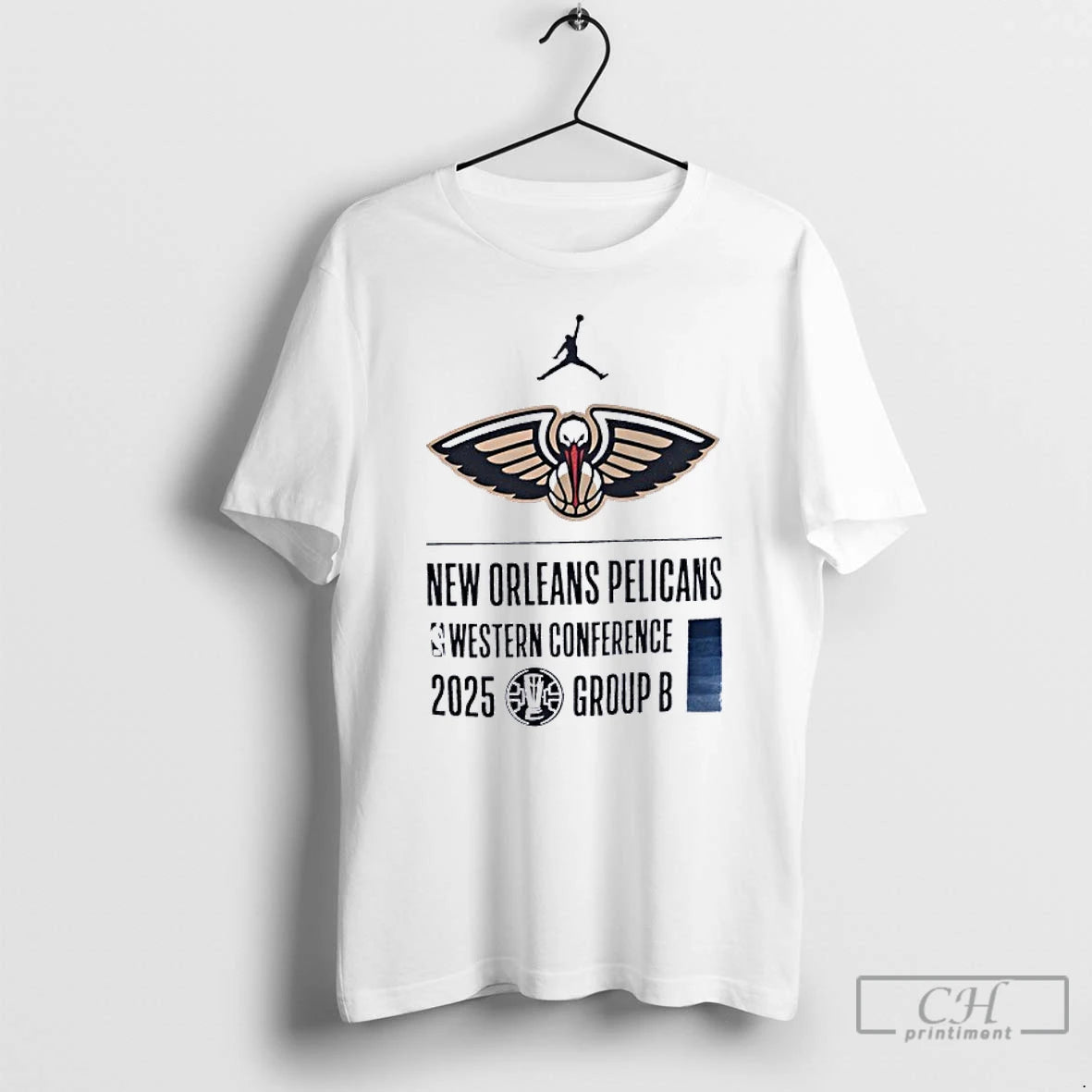 Classic New Orleans Pelicans Western Conference 2025 Group B Logo T Shirts Hoodie, Sweatshirt | InkNestWear.com