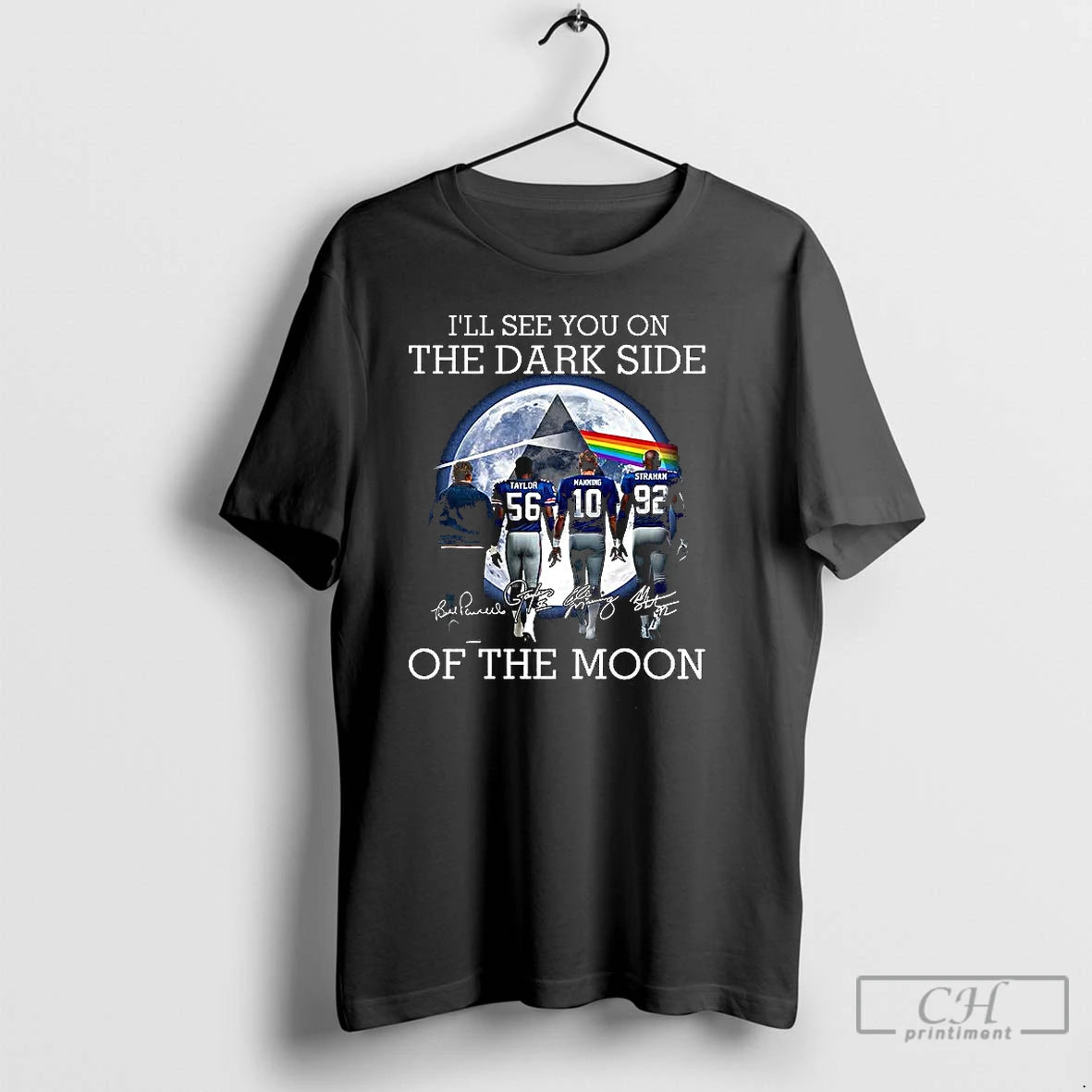 Classic New York Giants Ill See You On The Dark Side Of The Moon Signature T-Shirts, Hoodie, Sweatshirt | InkNestWear.com