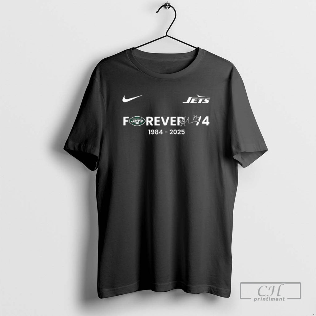 Classic New York Jets Nick Mangold Forever 74 Rest In Peace Legends Graphic Signature T-Shirts, Hoodie, Sweatshirt