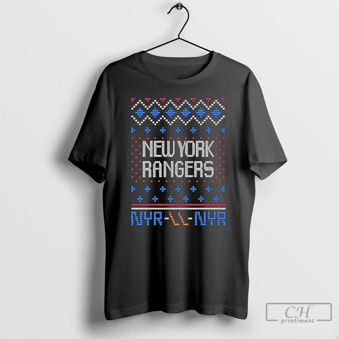 Classic New York Rangers Nhl 2025 Christmas Ugly T Shirts Hoodie, Sweatshirt | InkNestWear.com