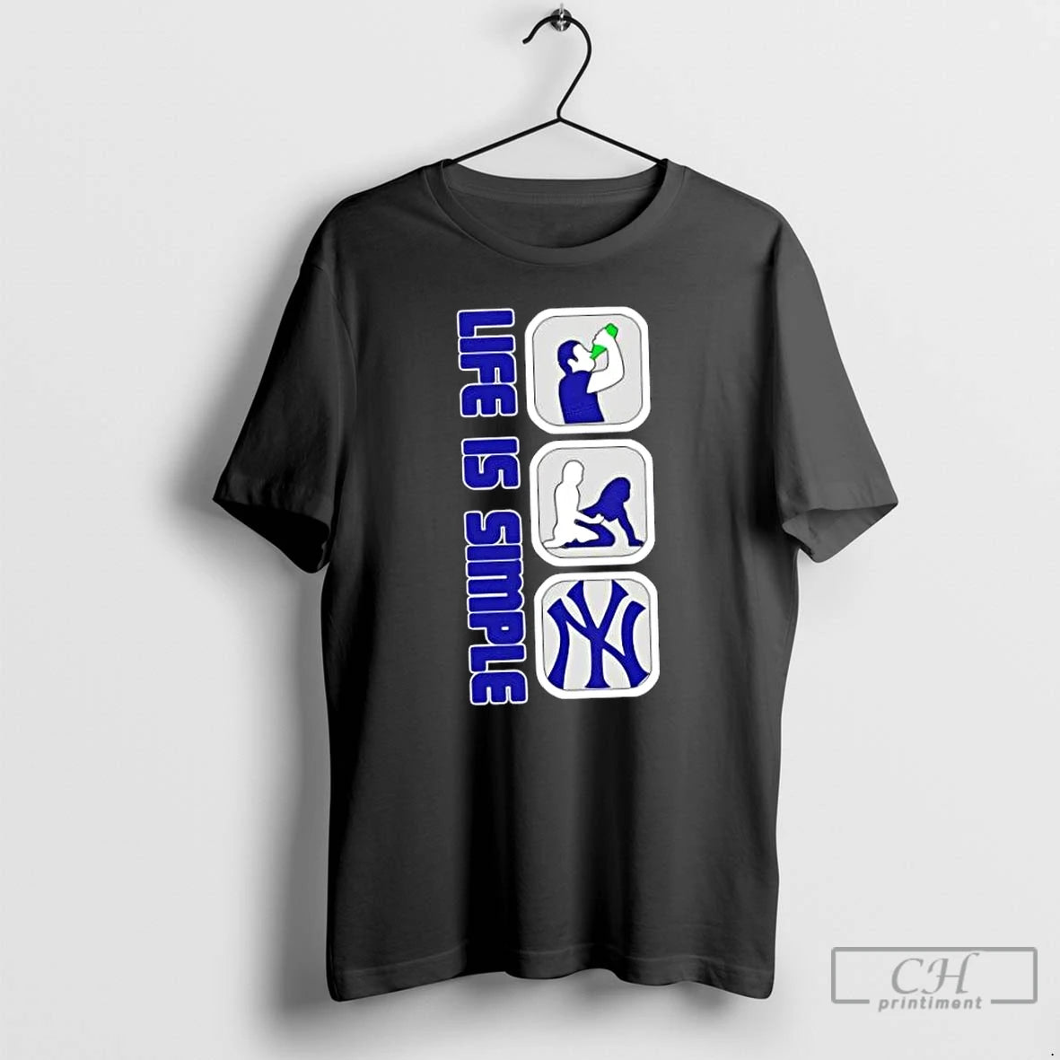 Classic New York Yankees Baseball Life Is Simple T Shirts Hoodie, Sweatshirt | InkNestWear.com