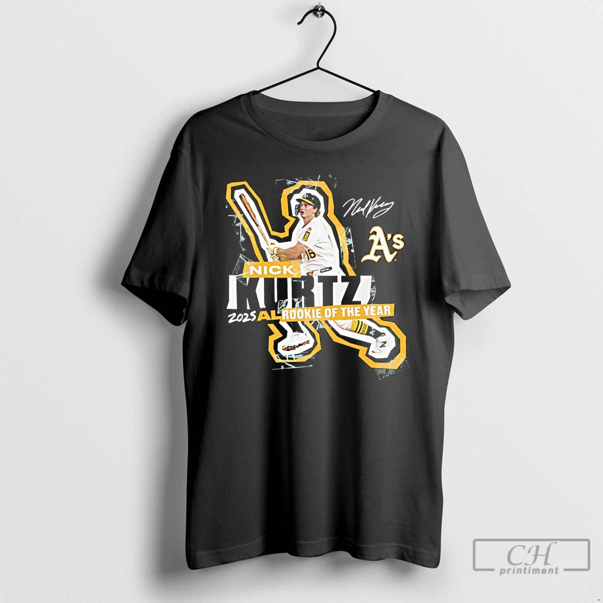 Classic Nick Kurtz Athletics 2025 American League Rookie Of The Year T-Shirts, Hoodie, Sweatshirt | InkNestWear.com
