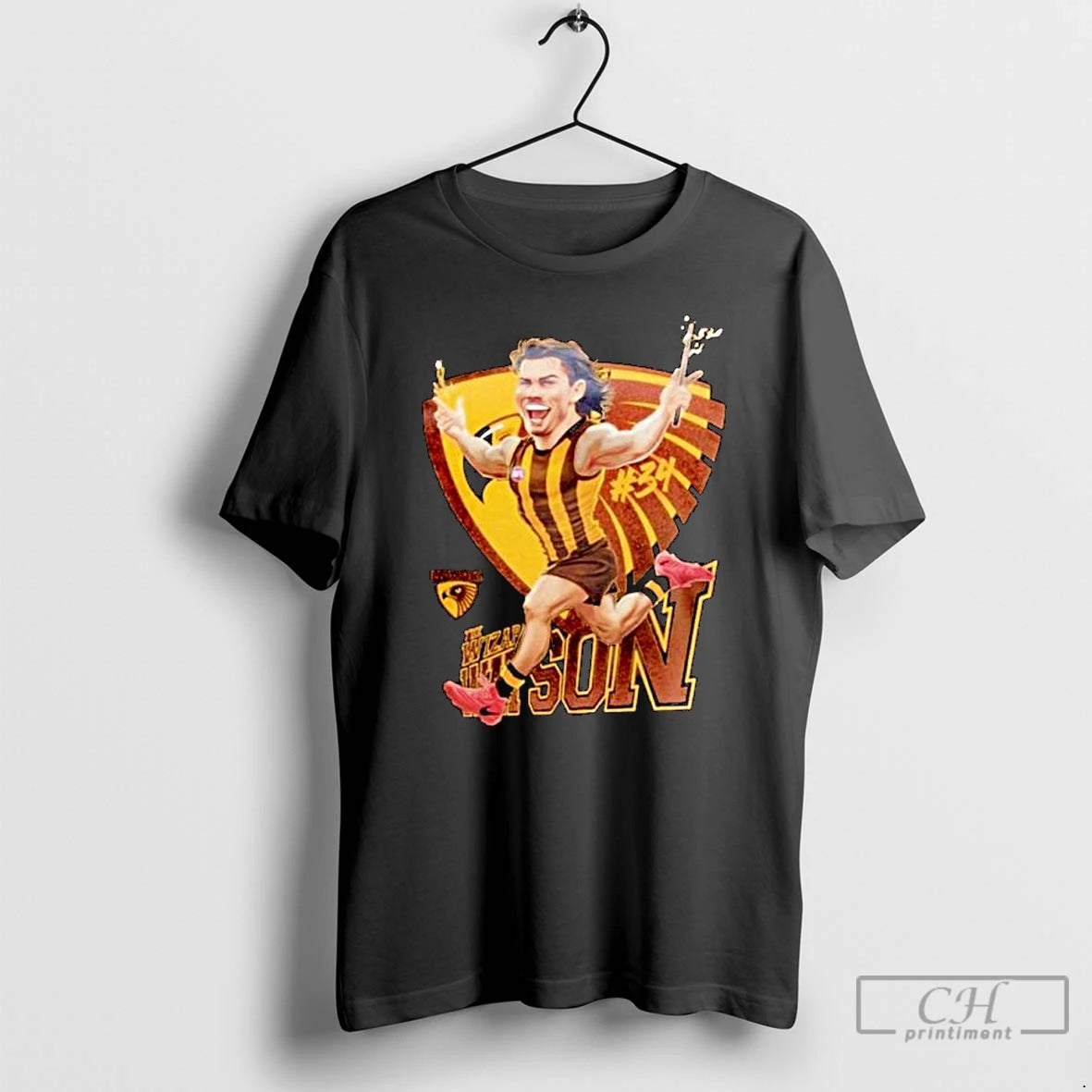 Classic Nick Watson Afl Hawthorn Football Ornaments T-Shirts, Hoodie, Sweatshirt