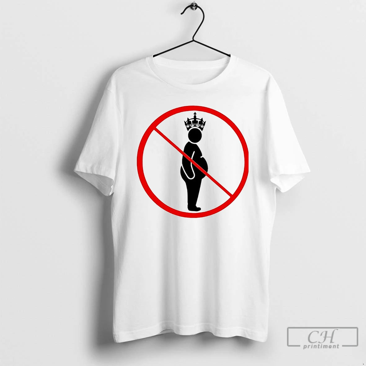 Classic No Kings Pregnant Anti Trump T-Shirts, Hoodie, Sweatshirt | InkNestWear.com
