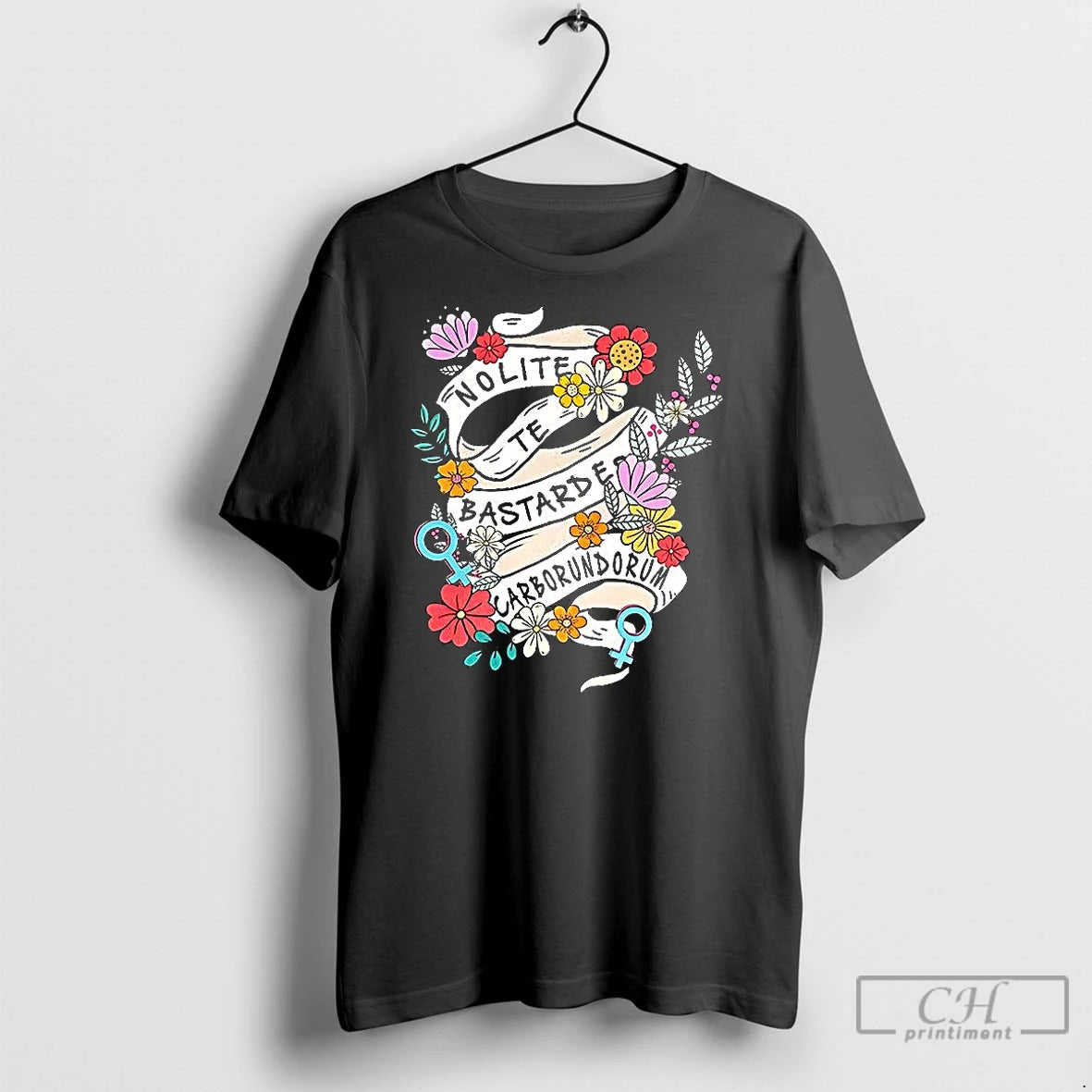 Classic Nolite Te Bastardes Carborundorum Powerful Teacher Flower T-Shirts, Hoodie, Sweatshirt | InkNestWear.com