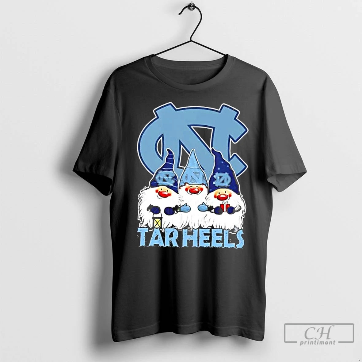 Classic North Carolina Tar Heels X Gnomes Xmas Christmas T-Shirts, Hoodie, Sweatshirt | InkNestWear.com