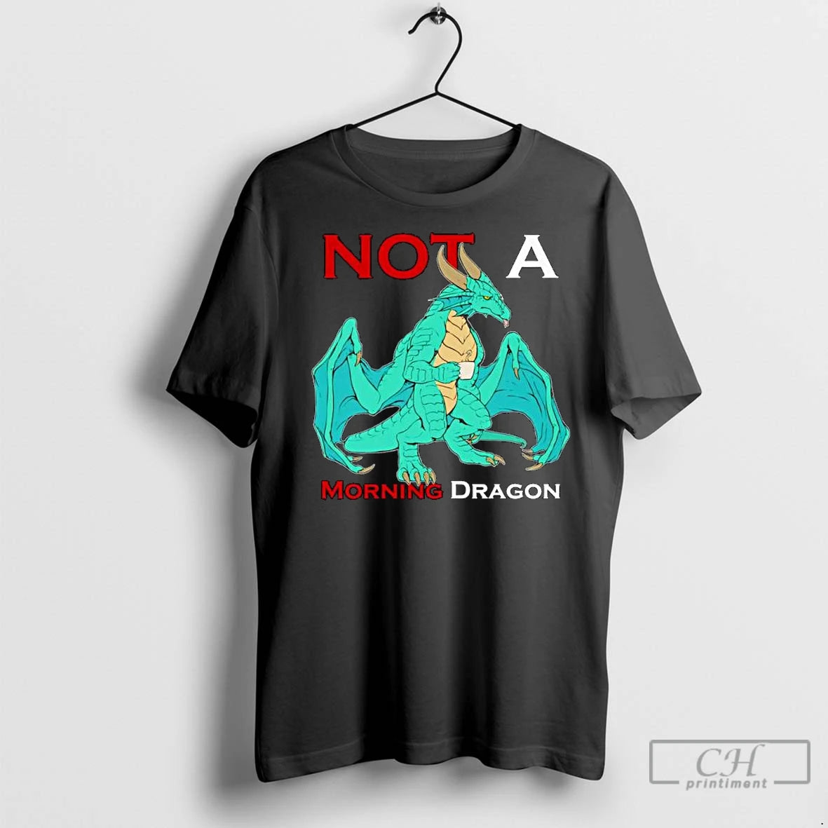 Classic Not A Morning Dragon Ornaments T-Shirts, Hoodie, Sweatshirt | InkNestWear.com