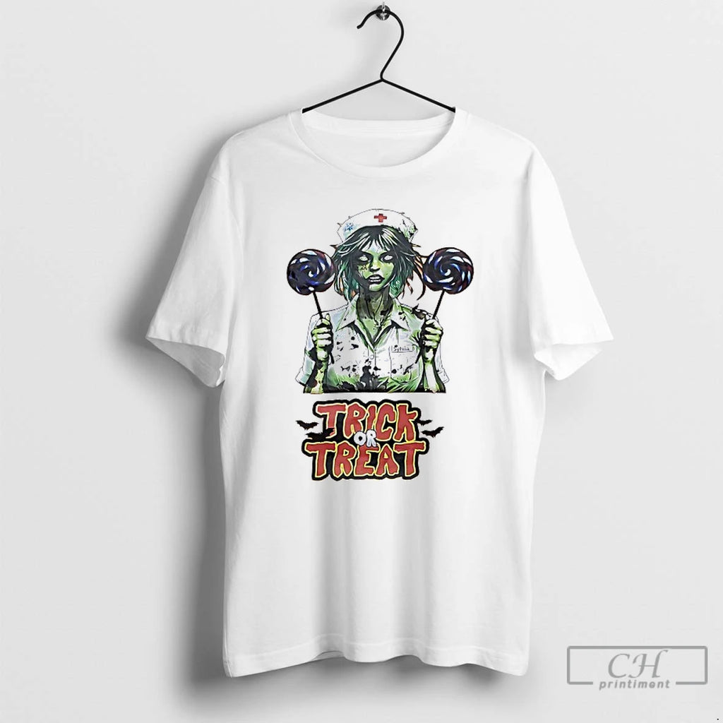 Classic Nurse Candy Trick Or Treat Halloween T Shirts Hoodie, Sweatshirt | InkNestWear.com