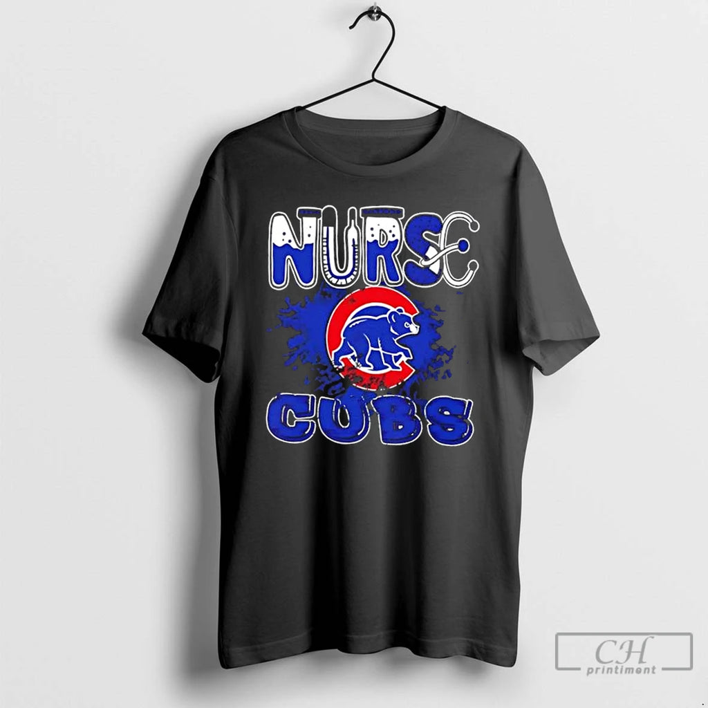 Classic Nurse X Chicago Cubs Baseball T Shirts Hoodie, Sweatshirt | InkNestWear.com
