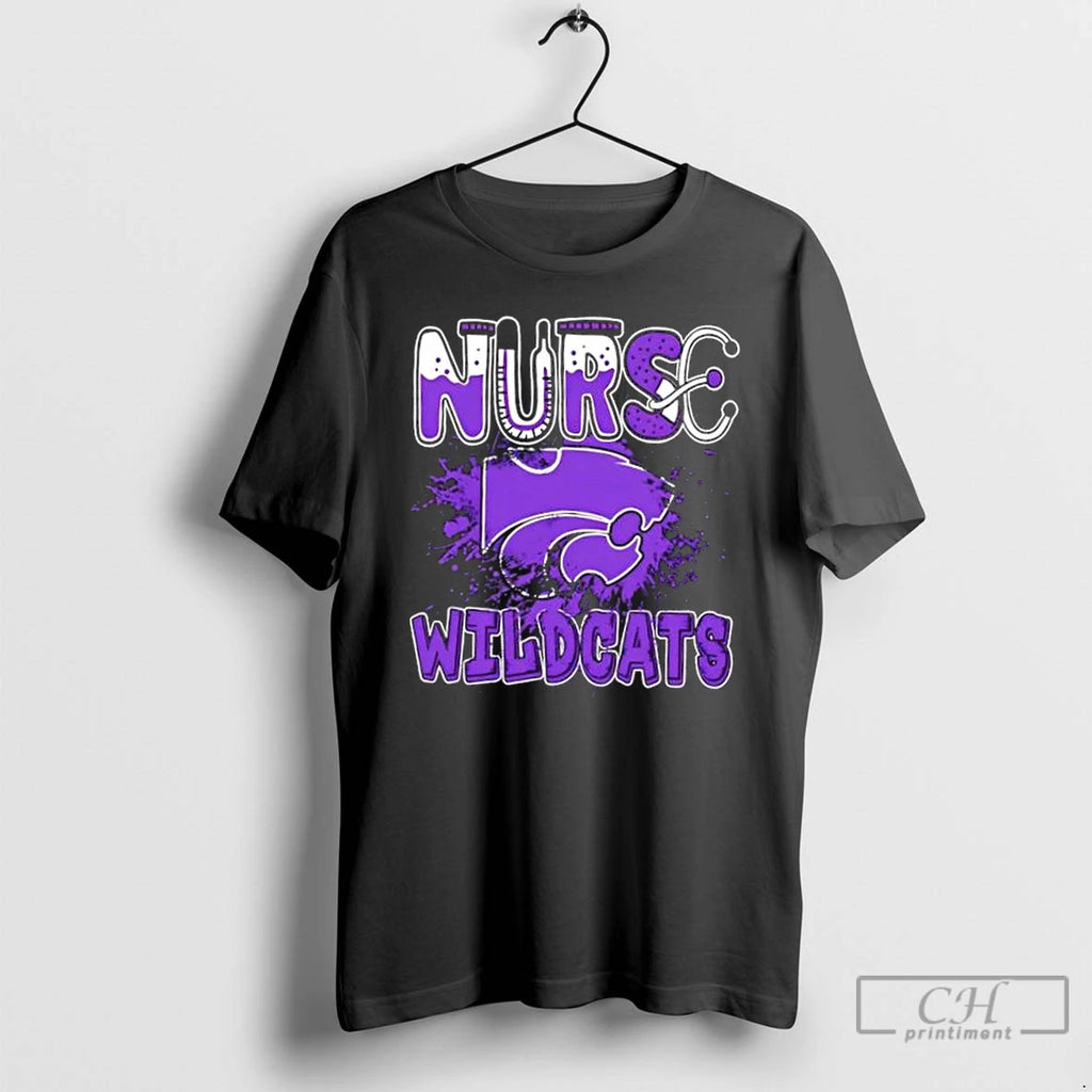 Classic Nurse X Kansas State Wildcats Football T Shirts Hoodie, Sweatshirt | InkNestWear.com