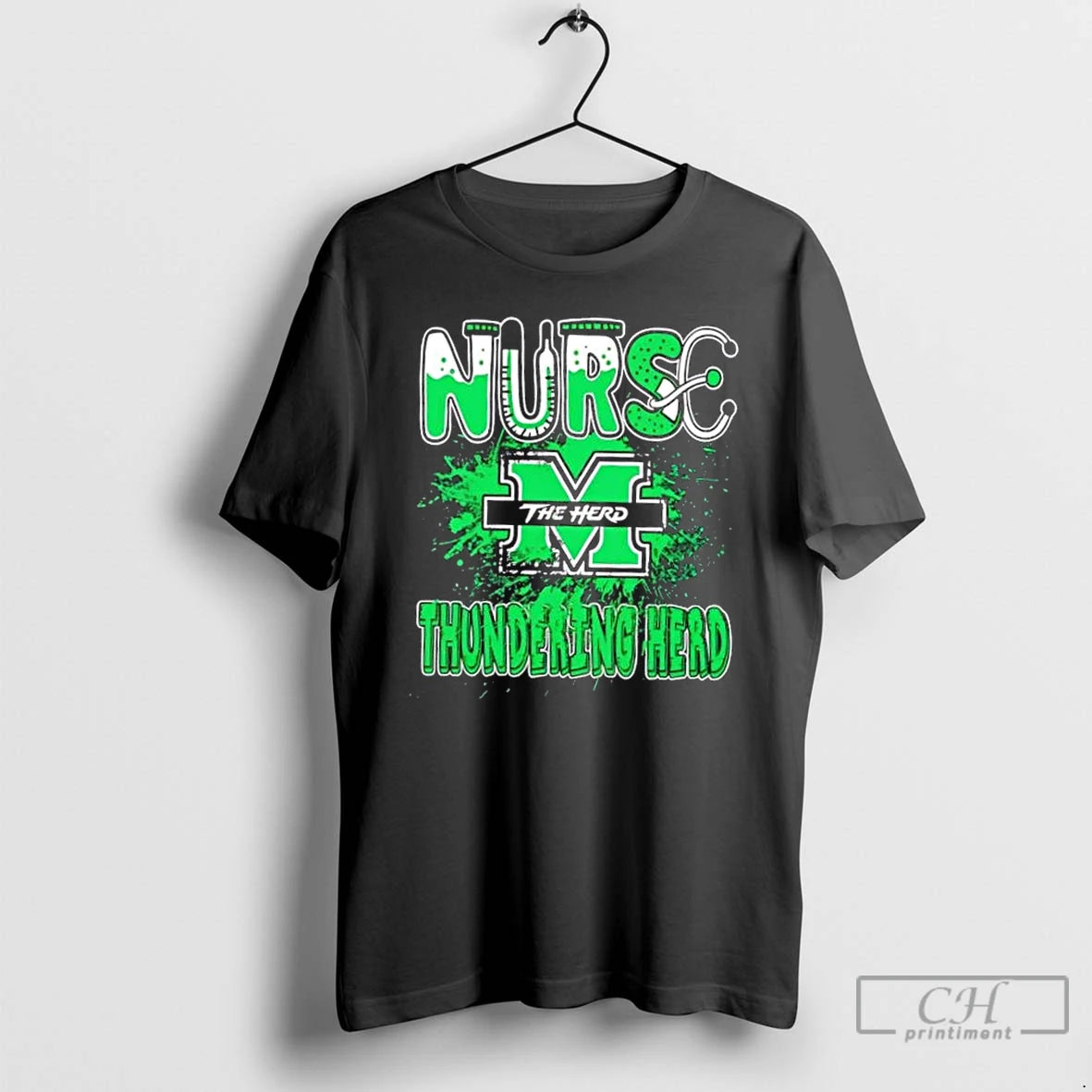 Classic Nurse X Marshall Thundering Herd Football T Shirts Hoodie, Sweatshirt | InkNestWear.com