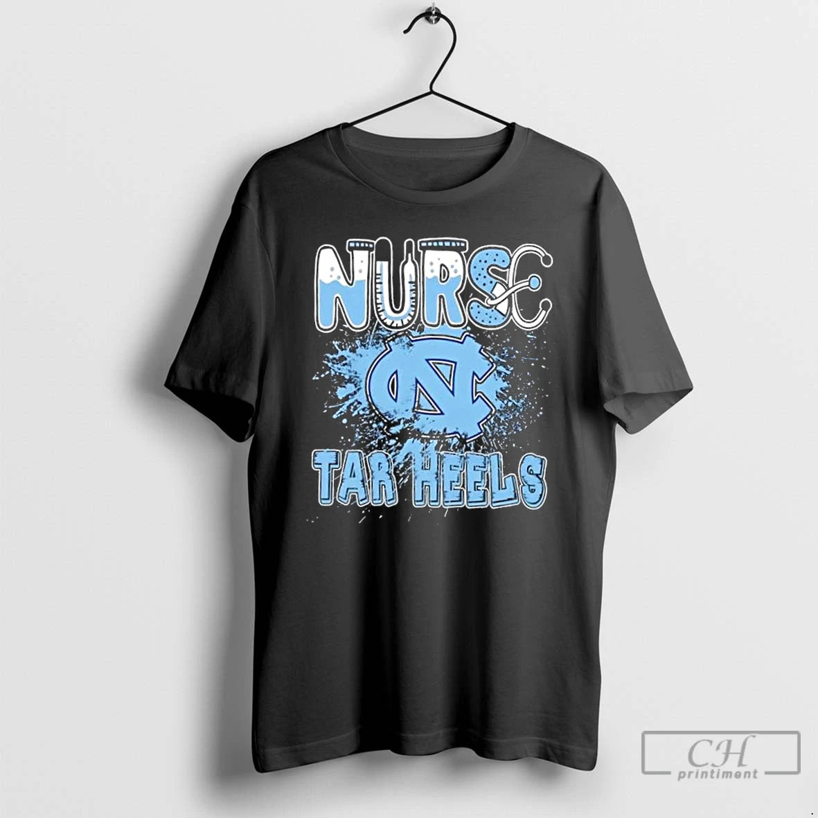 Classic Nurse X North Carolina Tar Heels Football T Shirts Hoodie, Sweatshirt | InkNestWear.com
