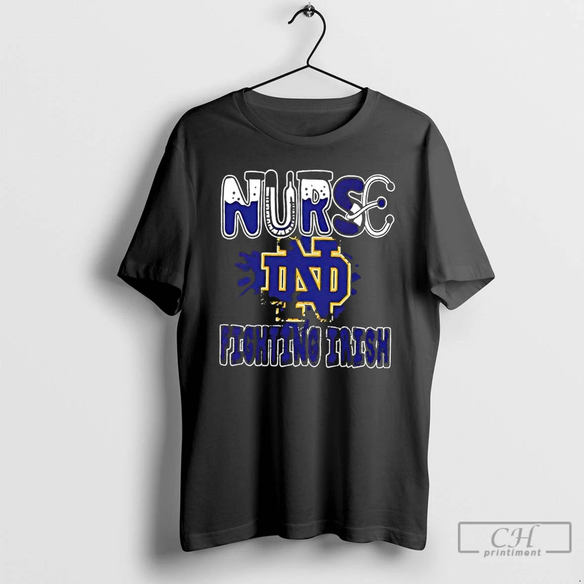 Classic Nurse X Notre Dame Fighting Irish Football T Shirts Hoodie, Sweatshirt | InkNestWear.com
