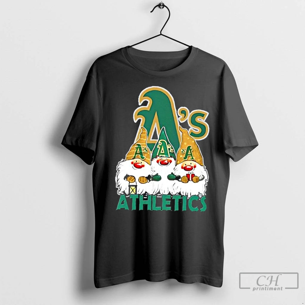 Classic Oakland Athletics X Gnomes Xmas Christmas T-Shirts, Hoodie, Sweatshirt | InkNestWear.com