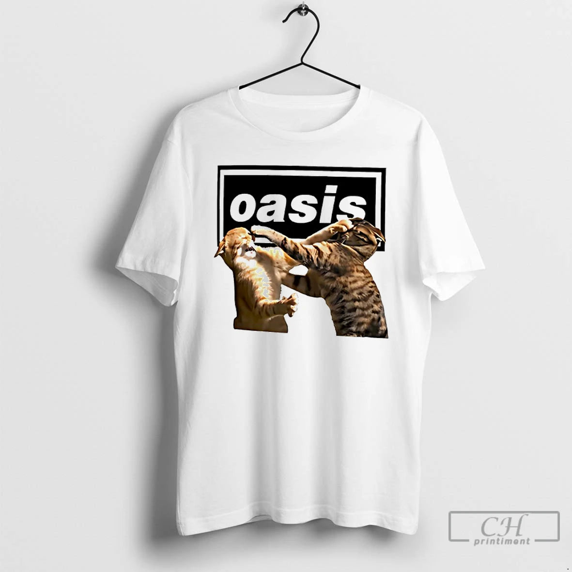 Classic Oasis Feline Brawl Cats Meme T Shirts Hoodie, Sweatshirt | InkNestWear.com
