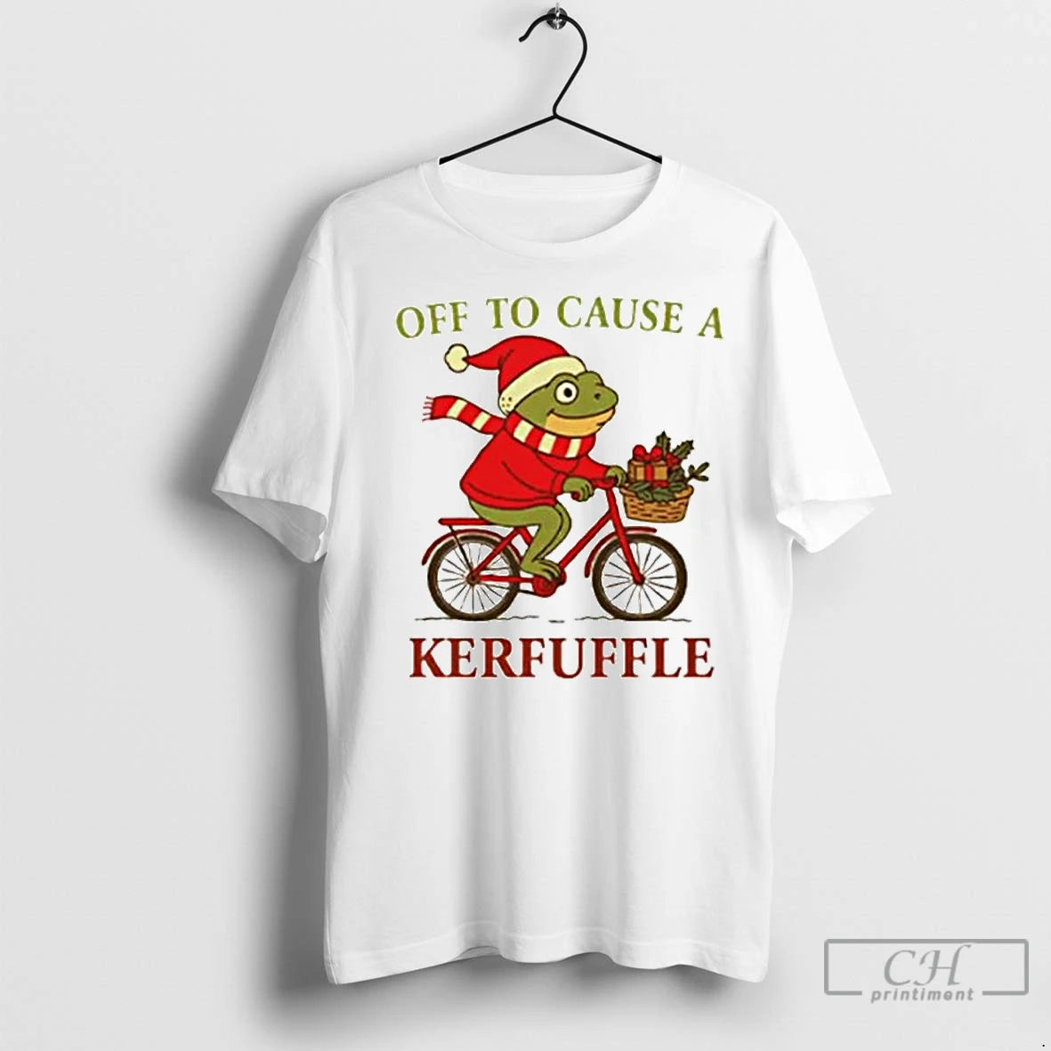 Classic Off To Cause A Kerfuffle Frog Christmas Ornaments T-Shirts, Hoodie, Sweatshirt | InkNestWear.com