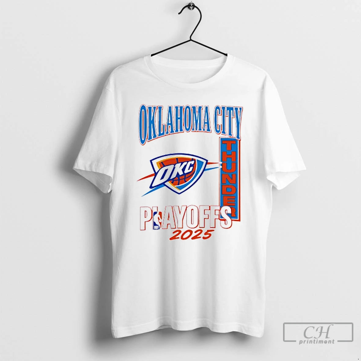 Classic Oklahoma City Thunder Playoffs 2025 Logo T Shirts Hoodie, Sweatshirt | InkNestWear.com