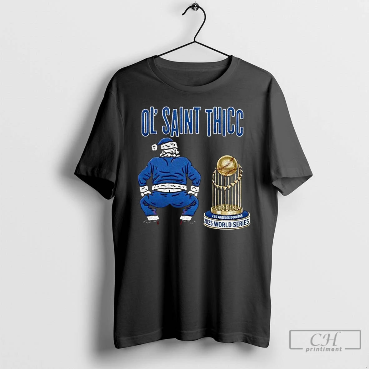 Classic Ol Saint Thicc Santa Los Angeles Dodgers World Series Champions T-Shirts, Hoodie, Sweatshirt | InkNestWear.com