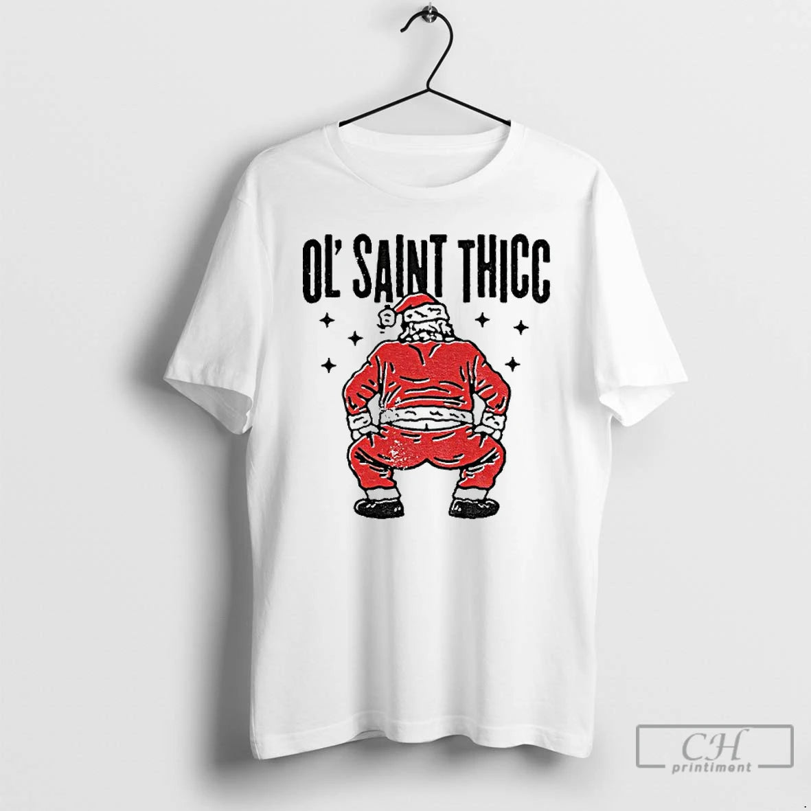 Classic Ol Saint Thicc Slutty Twerkin Santa Claus T-Shirts, Hoodie, Sweatshirt | InkNestWear.com