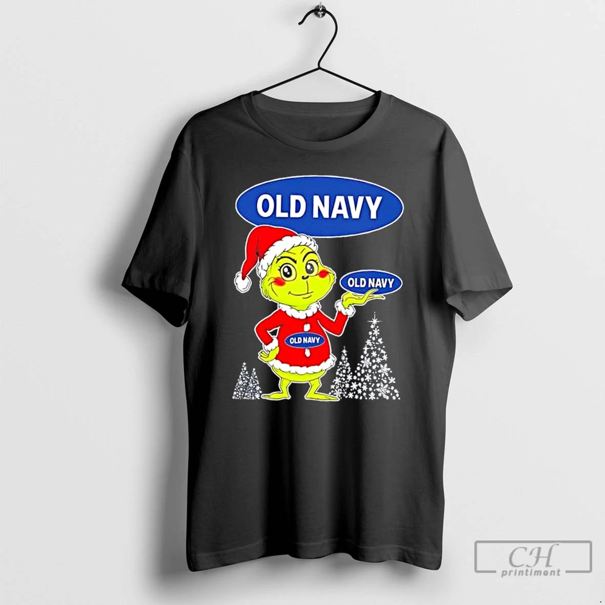 Classic Old Navy And Grinchmas Christmas Tree T Shirts Hoodie, Sweatshirt | InkNestWear.com