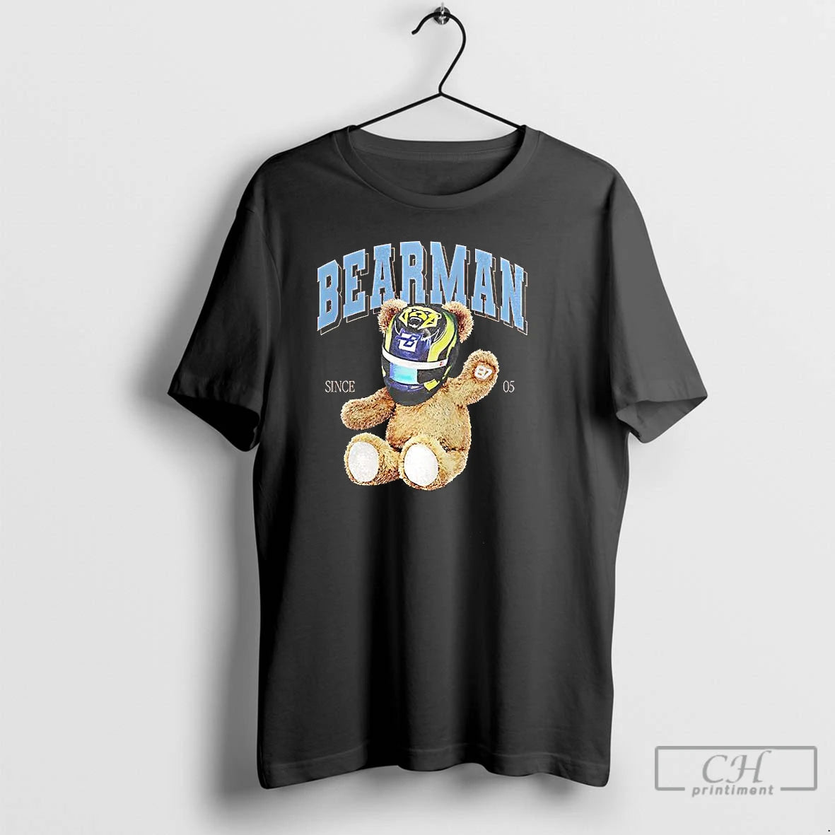 Classic Oliver Bearman F1 Teddy Bear Helmet T Shirts Hoodie, Sweatshirt | InkNestWear.com