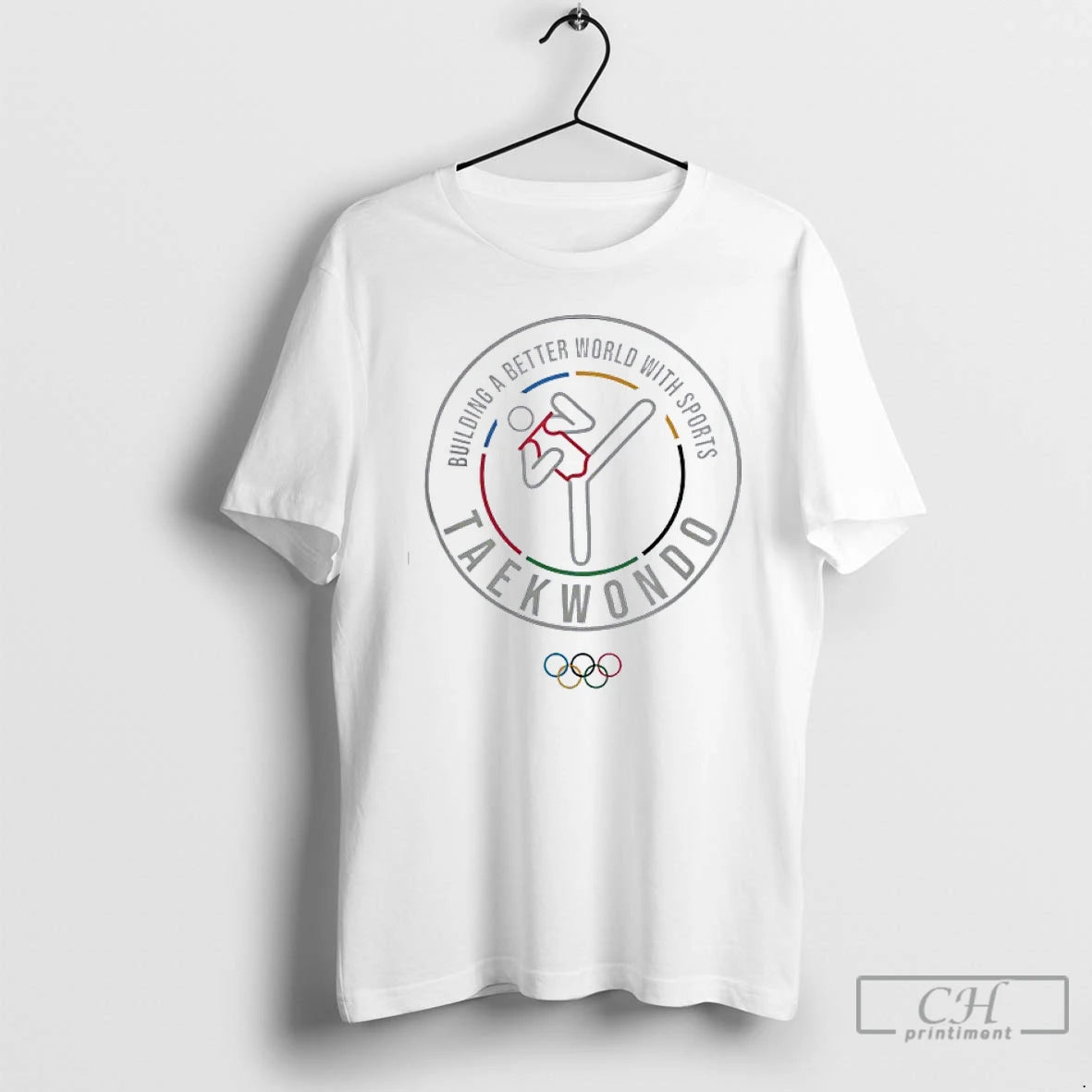 Classic Olympic Collection Taekwando Pictogram T Shirts Hoodie, Sweatshirt | InkNestWear.com